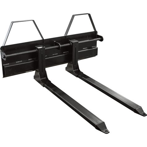 pair of skid-steer forks|skid steer with fork attachment.